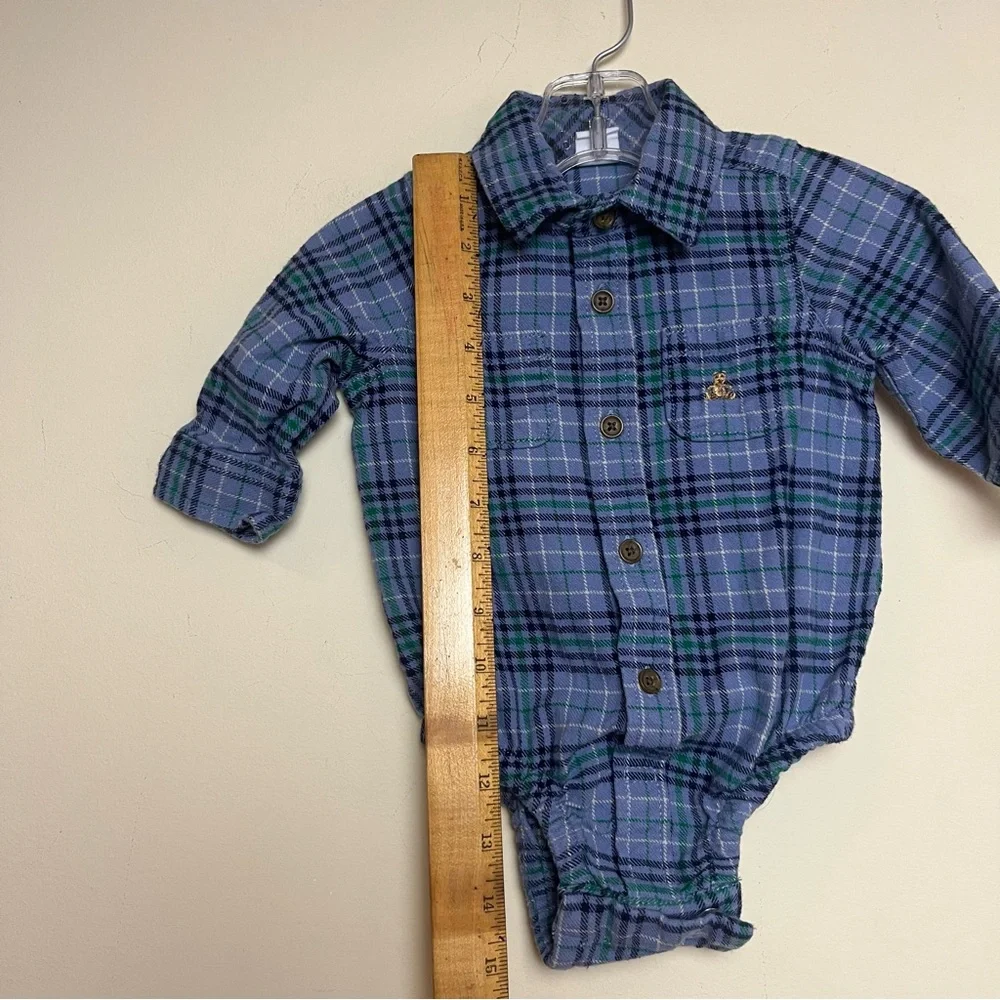 GAP Baby Flannel Bodysuit 3-6 months‎